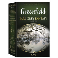 Чай Greenfield Earl Grey Fantasy (Эрл Грей Фэнтази), черный, листовой, 200 г