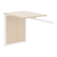 Брифинг приставка XQPR 889 Бук Тиара/Белый 800х600х750 XTEN-QP