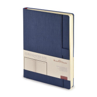 Ежедневник недатированный Bruno Visconti Marseille синий, А5, 136 листов, картон