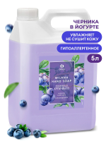 Жидкое мыло наливное Grass Milana 5кг, черника в йогурте, 126305