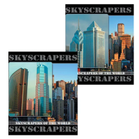 Тетрадь Brauberg Эко Города, А5, 96 листов, в клетку, на скрепке, мелованный картон