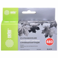 Картридж струйный Cactus CS-PGI480XXLBK для Canon Pixma TR7540/TR8540/TS6140/TS8140, черный