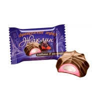 Конфеты Славянка Жаклин, французский зефир, со вкусом клубники в шоколаде, 1кг