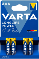 Батарейка Varta Longlife Power HIGH ENERGY AAA LR03, 4шт/уп