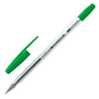 Ручка шариковая Brauberg M-500 Classic зеленая, 0.7мм