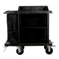 Комплексная тележка Rubbermaid гостиничная, на 16 номеров, FG619000BLA