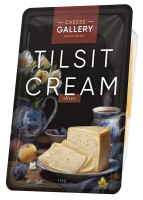 Сыр Cheese Gallery Tilsit Cream Сливочный нарезка 55%, 180г