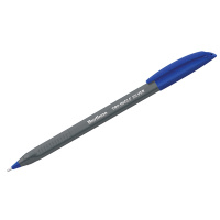 Шариковая ручка Berlingo Triangle Silver синяя, 0.5мм, серебристый корпус