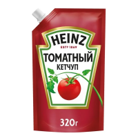 Кетчуп Heinz Томатный, 320г, дой-пак