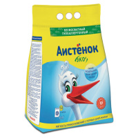 Стиральный порошок для всех типов стирки, 4 кг, АИСТЁНОК 'Волшебный вихрь', бесфосфатный, 4301010015