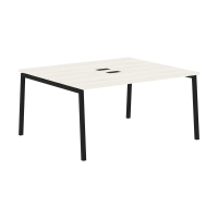 Стол 2-х местный ELWST 1513 Ясень Траун/Черный 1560х1346х750 EDIS