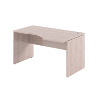 Стол прямой Skyland Xten XCET 169, эргономичный, правый, дуб сонома, 1600х900х750мм