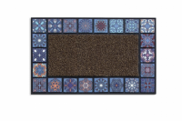 Коврик придверный Attribute Mosaic Quadro, 76 х 45см