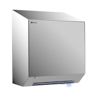 Диспенсер для полотенец в рулонах Merida CSP302.R автомат, полированный, металлический, Макси