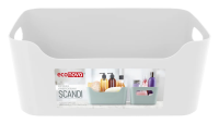 Корзинка Econova Scandi универсальная белая 10л, 34 х 24 х 14см