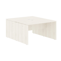 Стол двойной ED2ST 1380 Ясень Траун/Белый 1360х1606х750 EDIS