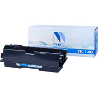 Картридж лазерный Nv Print TK140, черный, совместимый