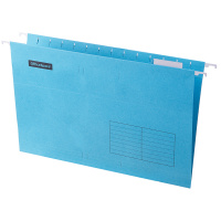Папка подвесная стандартная А4 Officespace Foolscap синяя, 365х240мм