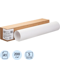 Ватман (бумага чертежная) 610х860мм 200г КБФГ 5л/уп, тубус 100х100х710мм