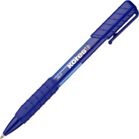 Ручка шариковая автоматическая Kores К6 синяя, 0.5мм