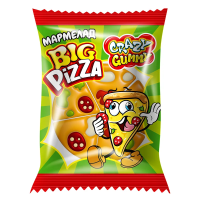 Мармелад жевательный Канди клаб Crazy Gummy Big Pizza, 16г x 36 шт