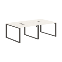 Стол 4-х местный EQWST 2313 Ясень Траун/Мокко 2326х1346х750 EDIS