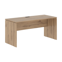 Стол прямой EDST 1567 Дуб Денвер светлый/Черный 1560х670х750 EDIS