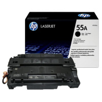 Картридж лазерный Hp CE255A, черный