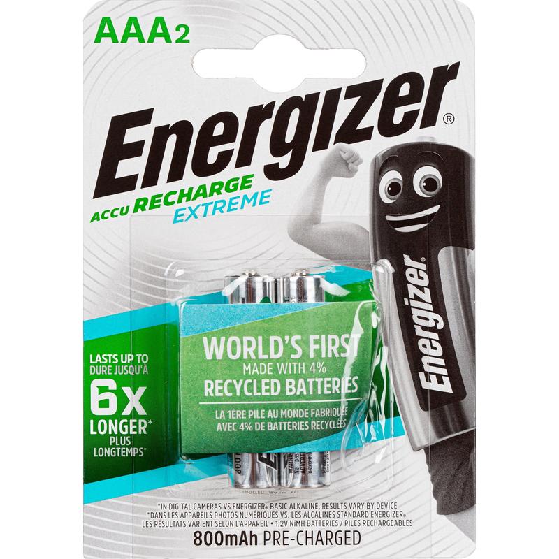 фото: Аккумулятор Energizer Extreme ААА/NH12, 800mAh, 2шт/уп
