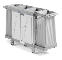 Тележка MAGIC HOTEL 850 SAFETY TTS, держ.мешка 120л, 2 двери с замком, MH850S0T0VV0