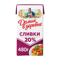 Сливки Домик В Деревне 20%, 480г