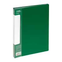 Файловая папка Стамм Стандарт зеленая, на 100 файлов, 30мм, 800мкм