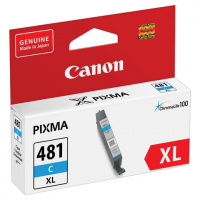 Картридж струйный CANON (CLI-481C XL) для PIXMA TS704 / TS6140, голубой, ресурс 515 страниц, оригина