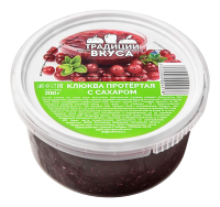 Клюква Традиции вкуса протертая-дробленая с сахаром, 200г
