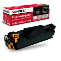 Картридж лазерный Sonnen SH-285A/435A/436A черный