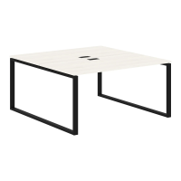 Стол 2-х местный EQWST 1516 Ясень Траун/Черный 1560х1606х750 EDIS