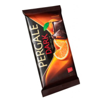 Шоколад Pergale темный с апельсиновой начинкой, 100г