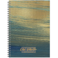 Бизнес-тетрадь А4 96л AttacheSelection Gold Collection клет,спир,карт,голуб