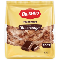 Пряники Яшкино шоколадные, 350г