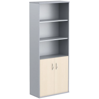 Шкаф высокий Skyland Imago СТ-1.1 Клен Металлик, 770х365х1975мм, полузакрытый
