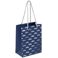 Пакет подарочный Золотая Сказка Man Style, 11.4x6.4x14.6см, синий