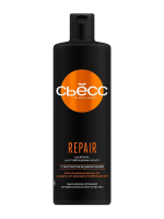 Шампунь Сьёсс Repair для сухих, поврежденных волос, легкое расчесывание и интенсивный уход, 450мл