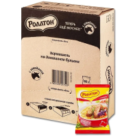 Вермишель быстрого приготовления Роллтон говяжья, 60г x 42 шт