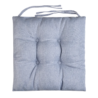 Tarrington House Сидушка с тафтингом рогожка кристалл, 40 x 40см