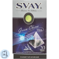 Чай Svay Green China, зеленый, 20 пирамидок