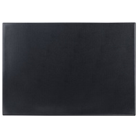 Коврик настольный для письма Brauberg 38х59см, черный с прозрачным карманом