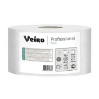Туалетная бумага Veiro Professional MIDI2 в рулоне, 125м, белая, 1 слой