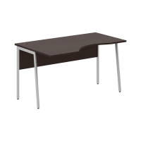 Стол прямой СА-2P(L) Венге Магия/Алюминий 1400х900х755 IMAGO PLUS
