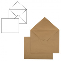 Конверт почтовый Курт С3+ коричневый, 360х460мм, 90г/м2, без клеевого слоя, 500 шт/уп