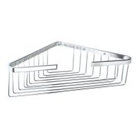 Мыльница для ванны Nofer треугольная, 09052.B